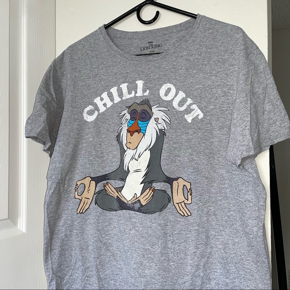 Disney Chill Out Graphic Tee in Grey - Picture 3 of 4